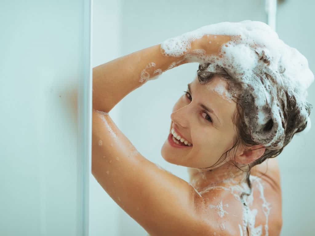 Showers allow you to properly wash your hair -shower bay