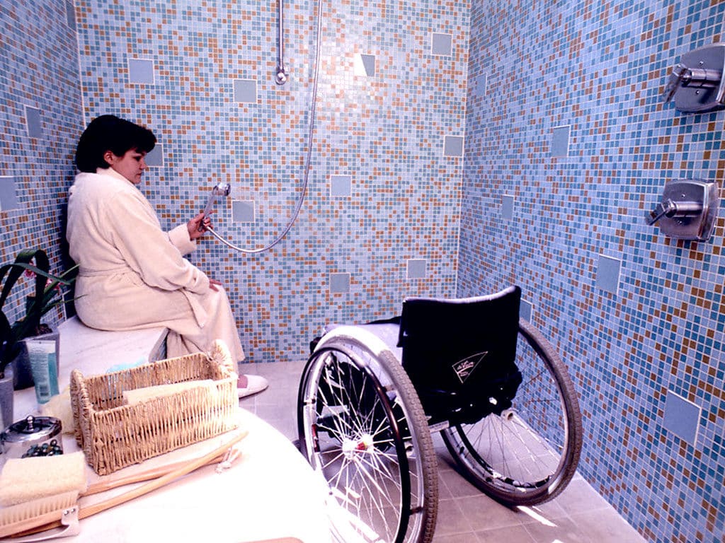 Showers are safer for individuals who are unable to walk