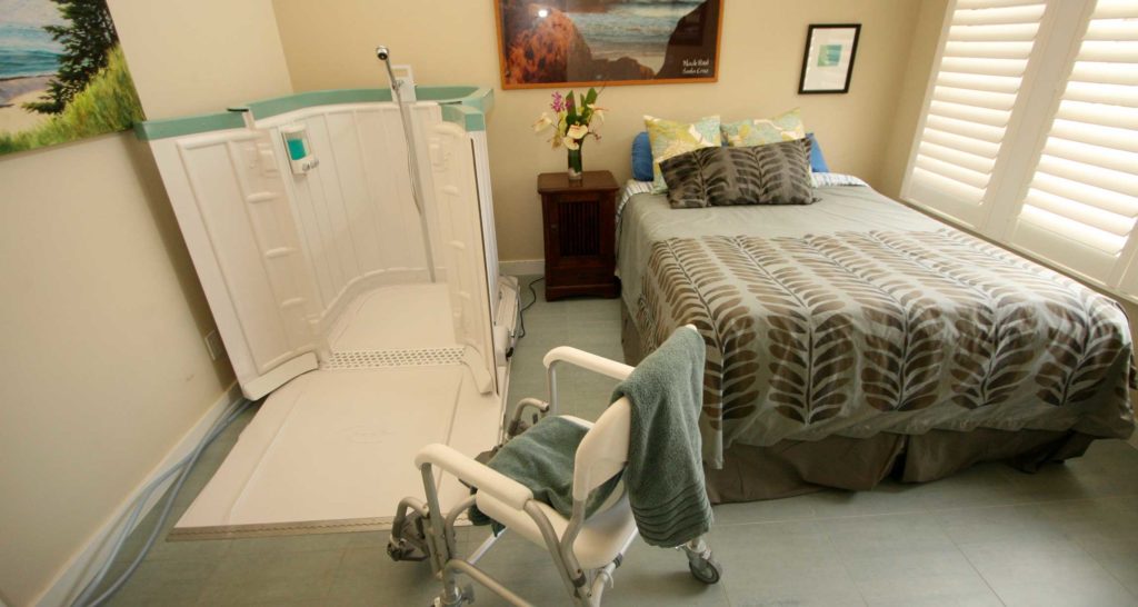 Roll In Shower, Wheelchair, Handicap, ADA, Portable Shower Bay