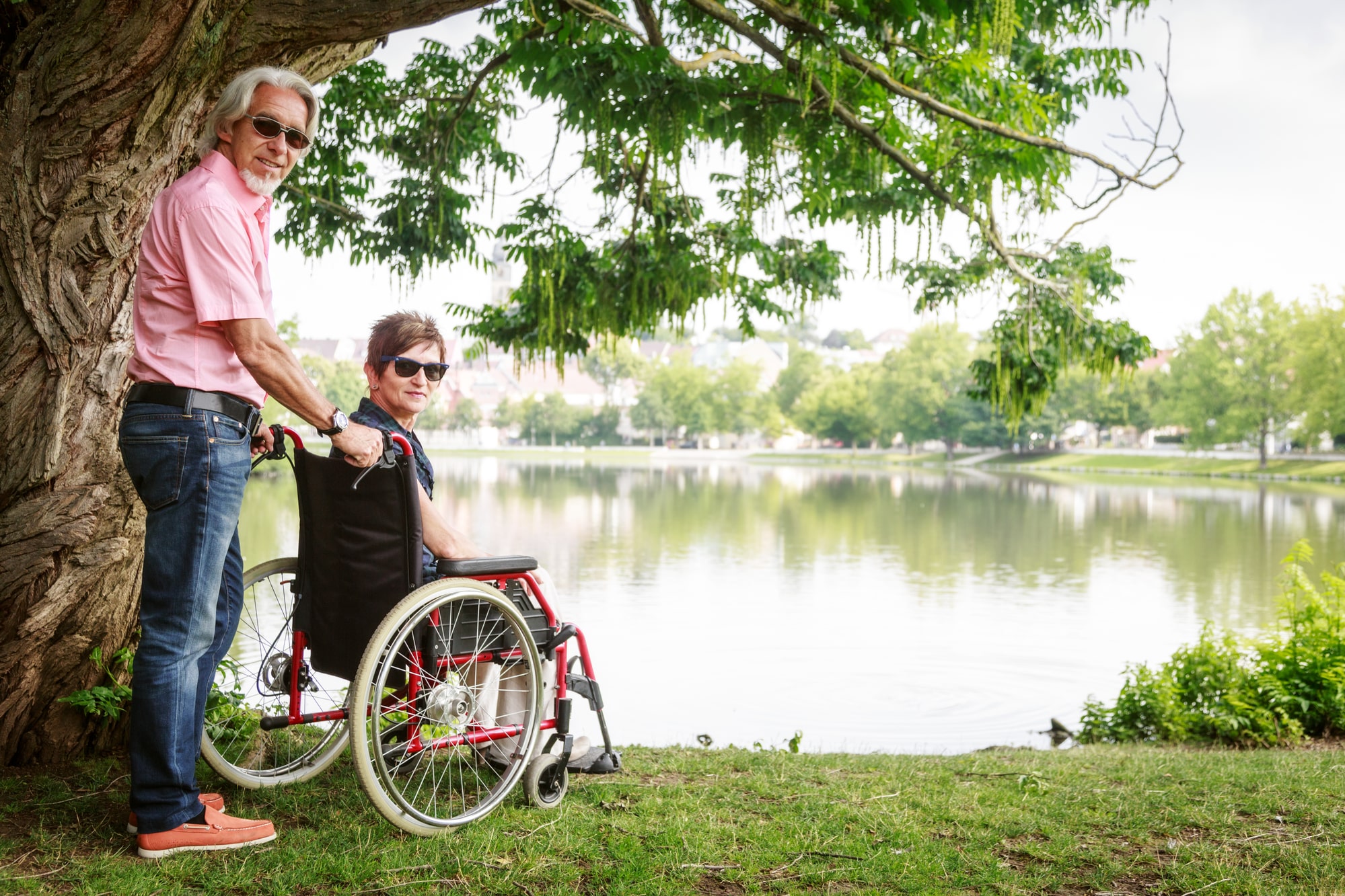 Protect your wheelchair by seeking a shade