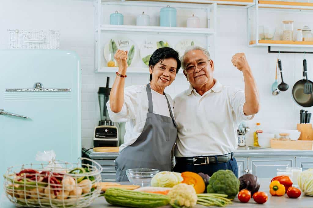 Seniors maintain nutritious diet