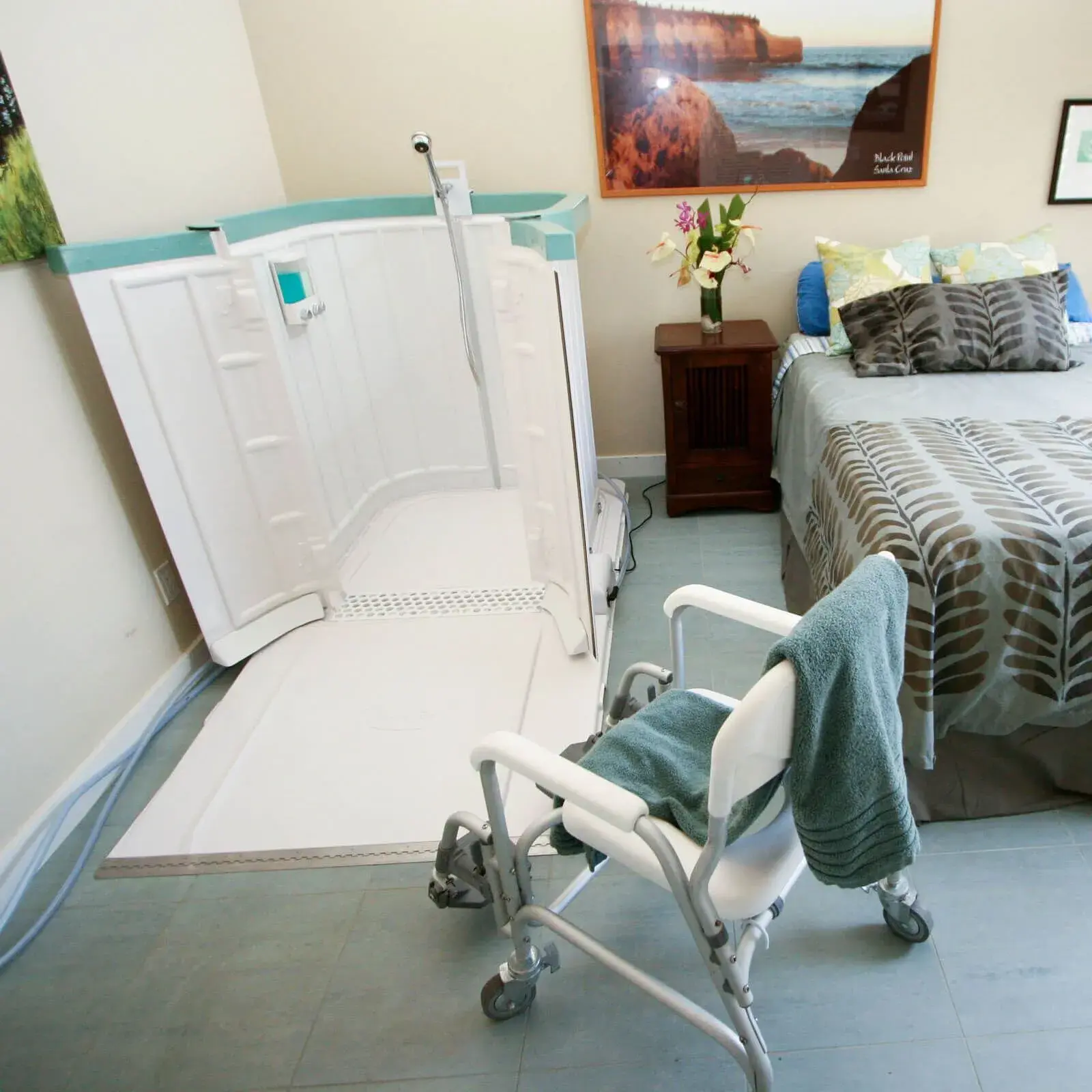 Showerbay bedroom